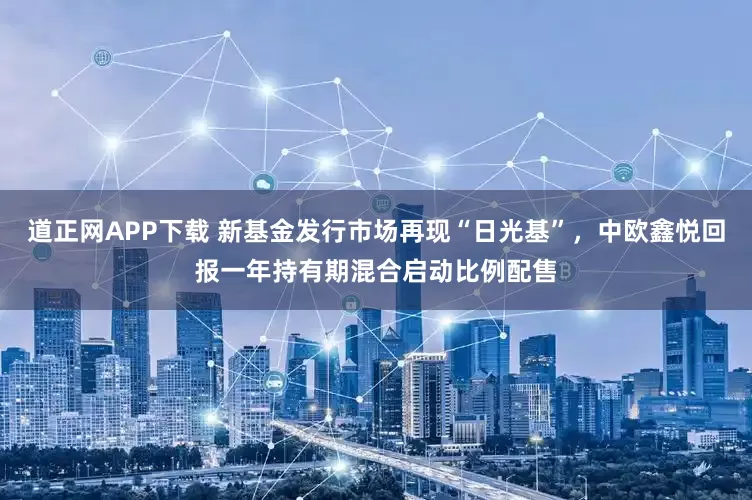 道正网APP下载 新基金发行市场再现“日光基”，中欧鑫悦回报一年持有期混合启动比例配售